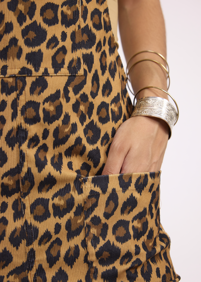 Salopette Léopard Poche Latérale