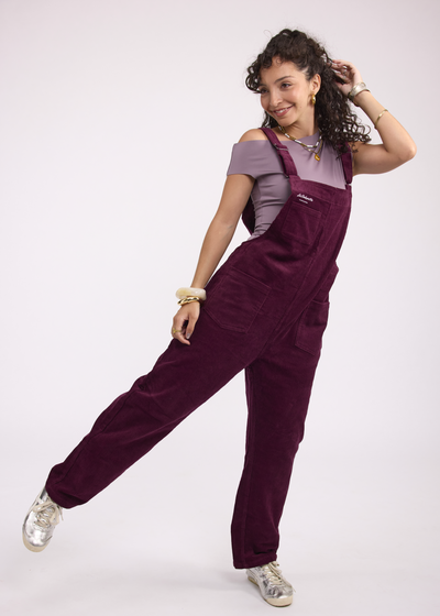Salopette Velours Pourpre