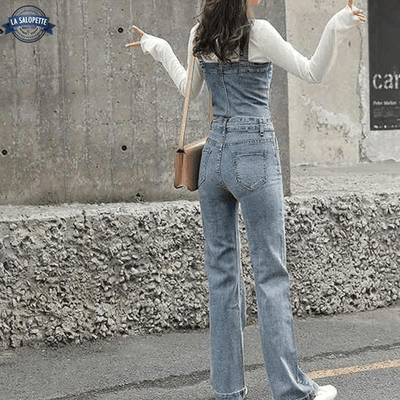 Poches Arrières de la Salopette Effet Corset