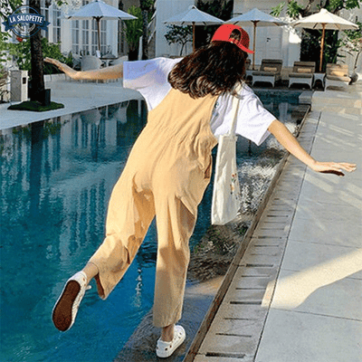 Salopette Beige Padoue Femme