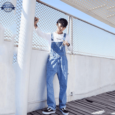 Salopette Bleu Clair