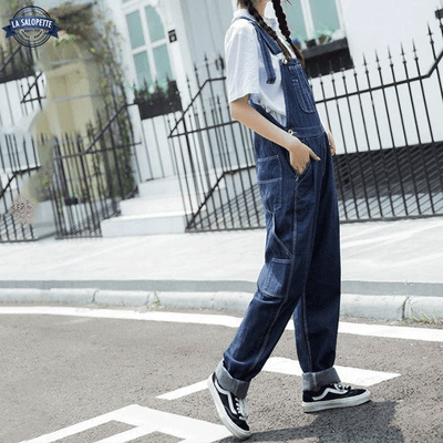 Salopette en Jean Bleu Urban Dance