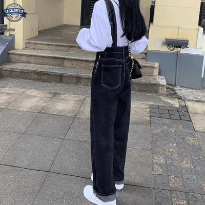 Salopette Flare Bleue