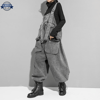 Salopette Grise Femme