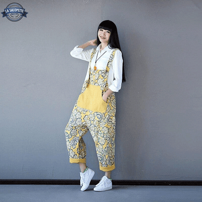 Salopette Jaune Style Japonais