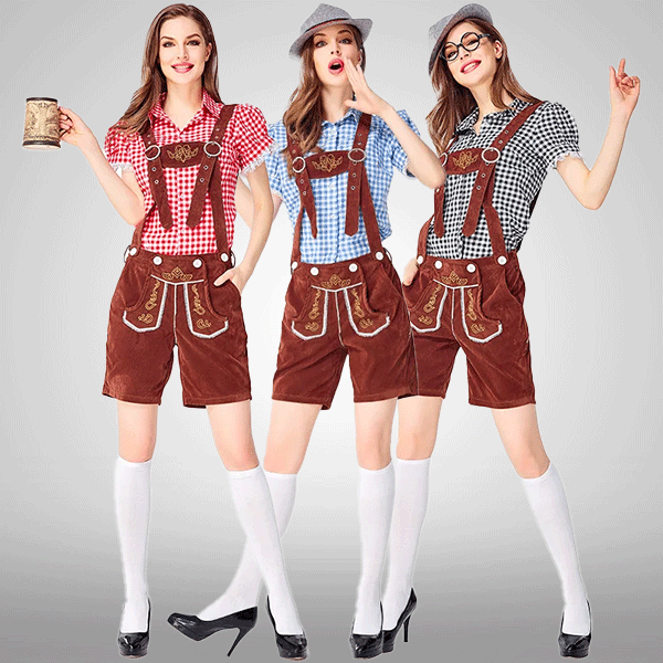 Lederhosen Damen Bestickt