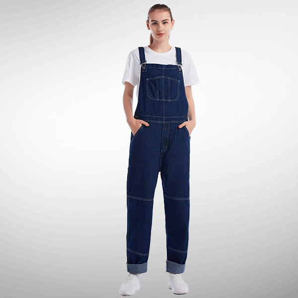 Latzhose Jeans Gemischt Duo