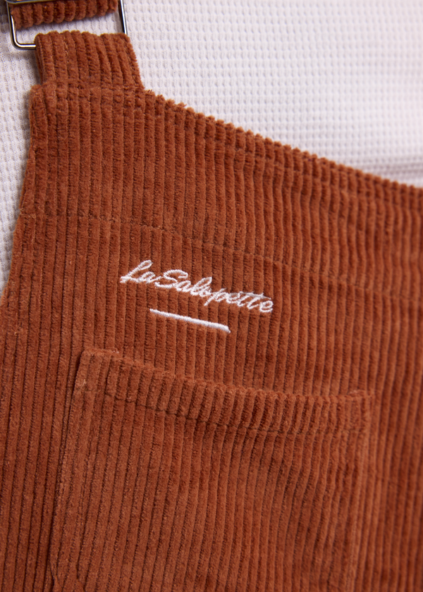 Latzhose Cord Braun Peanut®