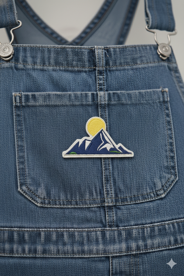 Bügelpatch Fuji Sonne