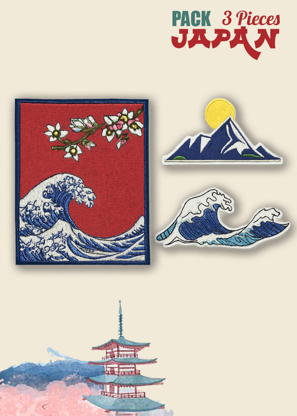 Bügelpatch, Set Nippon