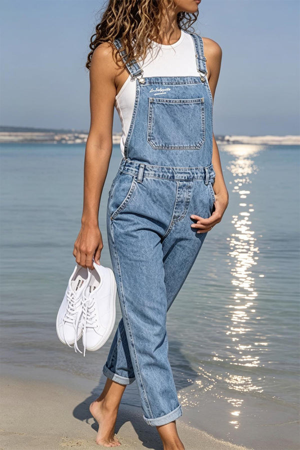Latzhose Jeans Klassisch Marine