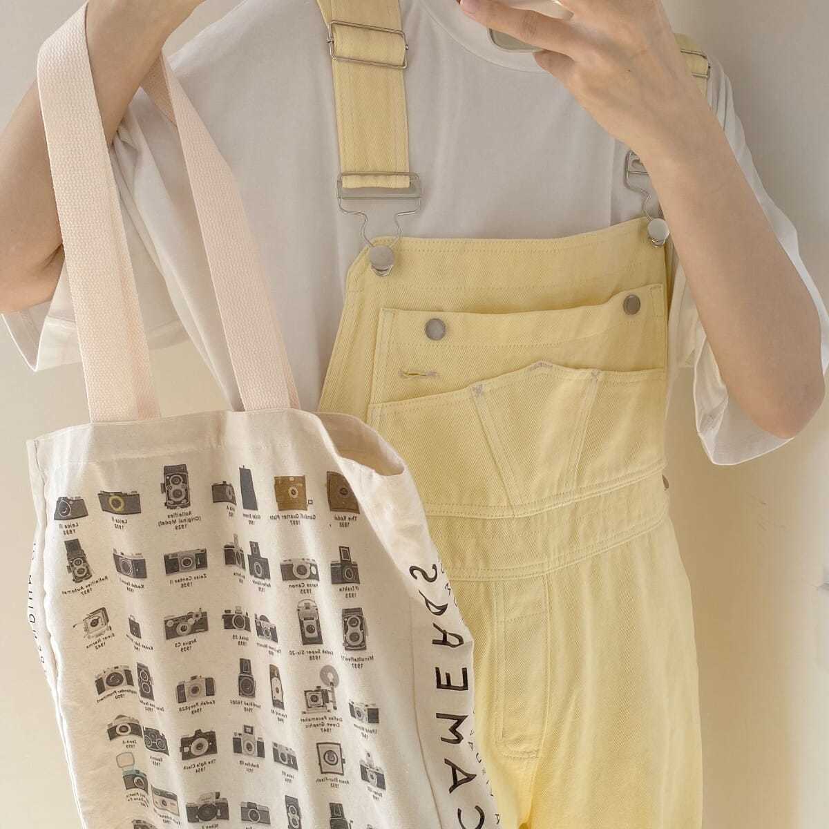Jeans-Latzhose Pastellgelb