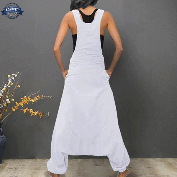 Kleid Latzhose Frau Relax