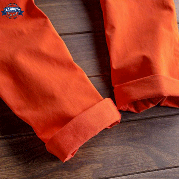 Herren Arbeitslatzhose Hellrot