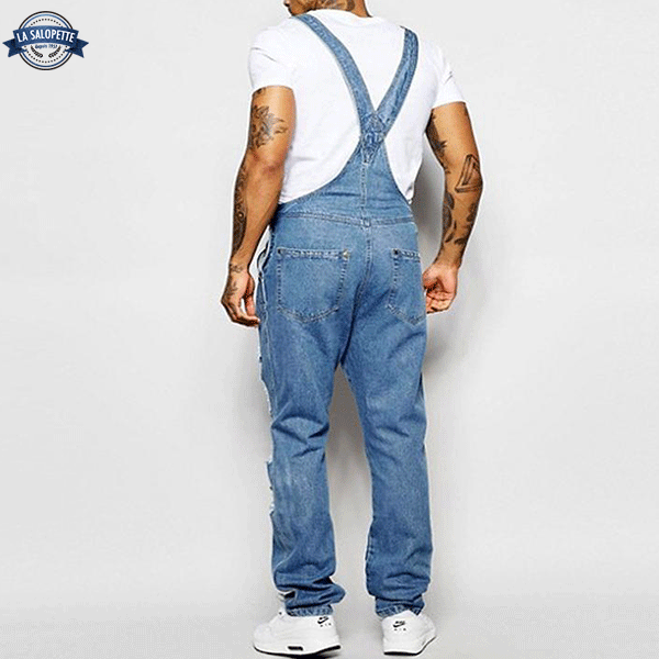 Moderne Herren- Jeanslatzhose Atù