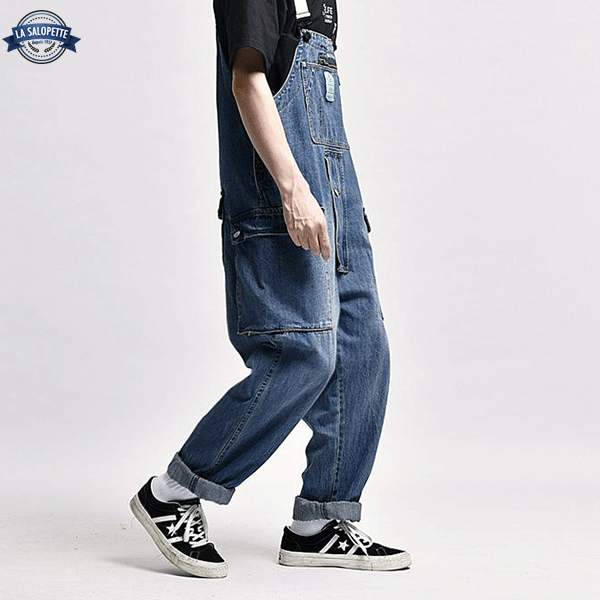 Latzhose Jeans Dunkelblau City