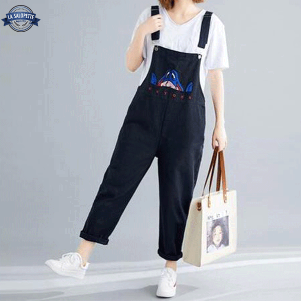 Latzhose aus Jeans Winnie the Pooh
