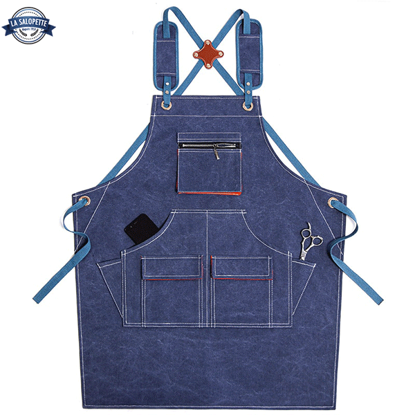 Küchenschürze Blau
