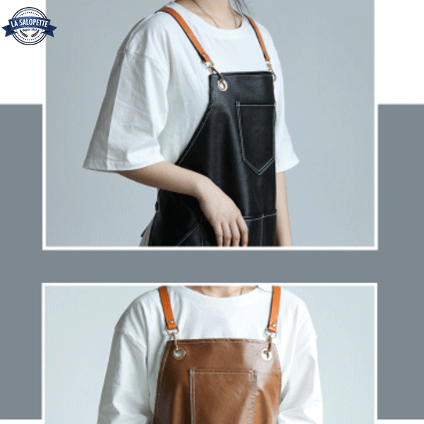 Tablier Cuir Foncé